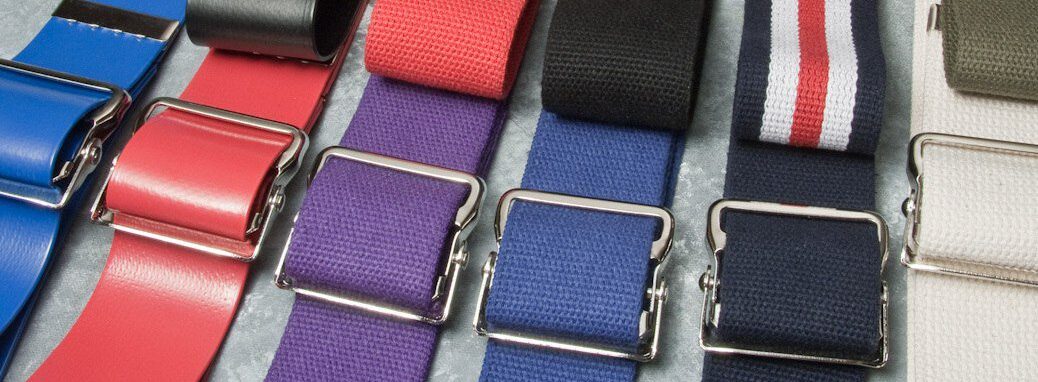 Sample of colorful belts